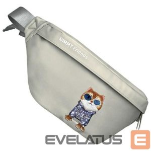 Muud kaubad Nimmy  Nimmy Crossbody Glasses Cool Cat Shoulder Bag - Gray 
