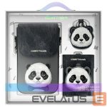 Muud kaubad Nimmy  Nimmy Big Eyed Pet 2.0 Panda 3-in-1 Phone Bag + Wallet + Tracker Case - Black 