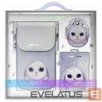 Tagakaaned Nimmy  Nimmy Big Eyed Pet 2.0 Rabbit 3-in-1 Phone Bag + Wallet + Tracker Case - Purple 