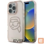 Muud kaubad Karl Lagerfeld  Karl Lagerfeld IML Rhinestones Karl Head Case for iPhone 16 Pro Pink 