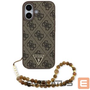 Muud kaubad Guess  Guess 4G Strap Triangle Logo MagSafe case for iPhone 17 - brown 