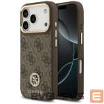 Muud kaubad Guess  Guess 4G Strass Logo MagSafe case for iPhone 17 Pro - brown 