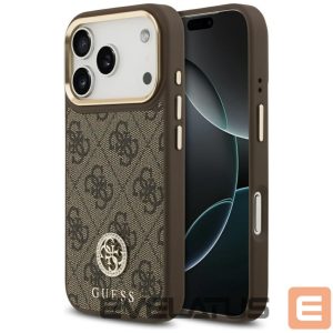 Muud kaubad Guess  Guess 4G Strass Logo MagSafe case for iPhone 17 Pro - brown 