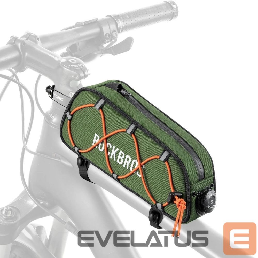 Muud kaubad Rockbros Rockbros 30120045001 ROAD TO SKY bicycle bag for the top frame tube, waterproof, 0.7L - green