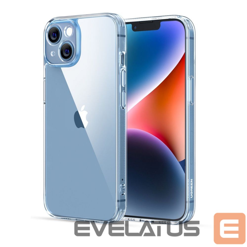 Tagakaaned Ugreen Ugreen Classy Clear Enhanced Protective Protective Case for iPhone 14 Plus Transparent (LP618) with Gel Frame Classy Clear Enhanced Protective Case