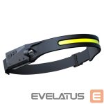 Muu telefoni lisavarustus Hurtel  LED headlamp with IPX4 motion sensor USB-C 1200 mAh - black 