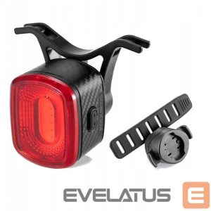 Jalgratta tarvik Rockbros  Rockbros Q2S LED Rear Bike Light with Smart Stop System + USB-C - USB-A Cable - Black 