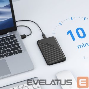 Muu arvutitarvik Orico  Orico 25PW1C-C3 2.5" HDD/SSD USB-C 3.1 6Gb/s Disk Drive - Black 