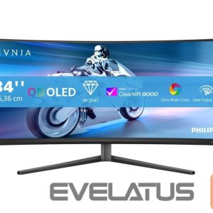 Monitorid Philips  34M2C6500/00 QD OLED Gaming Monitor 34" 3440x1440/21:9/0.03ms/HDMI DisplayPort USB Headphone Out 