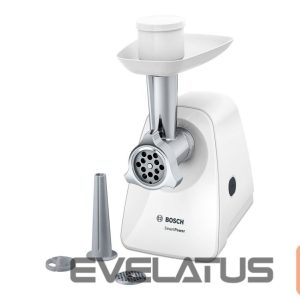 Lihaveski Bosch  | Meat mincer SmartPower | MFW2510W | White | 350 W | Number of speeds 1 | 2 Discs: 3.8 and 8 mm; Sausage filler accessory. 