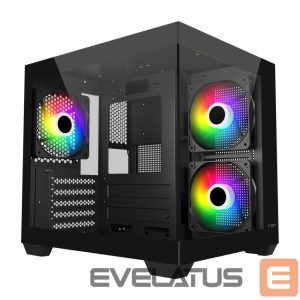 Arvuti korpus Fortron  Case | S140-BA | Black | Mini-ITX, uATX(M-ATX) | Power supply included No 