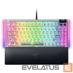 Arvuti klaviatuur Razer  Hot-swappable Mechanical Gaming Keyboard | BlackWidow V4 75% | Gaming Keyboard | Wired | US | Phantom White Edition | USB Type-C |  Mechanical Switches (Tactile) 