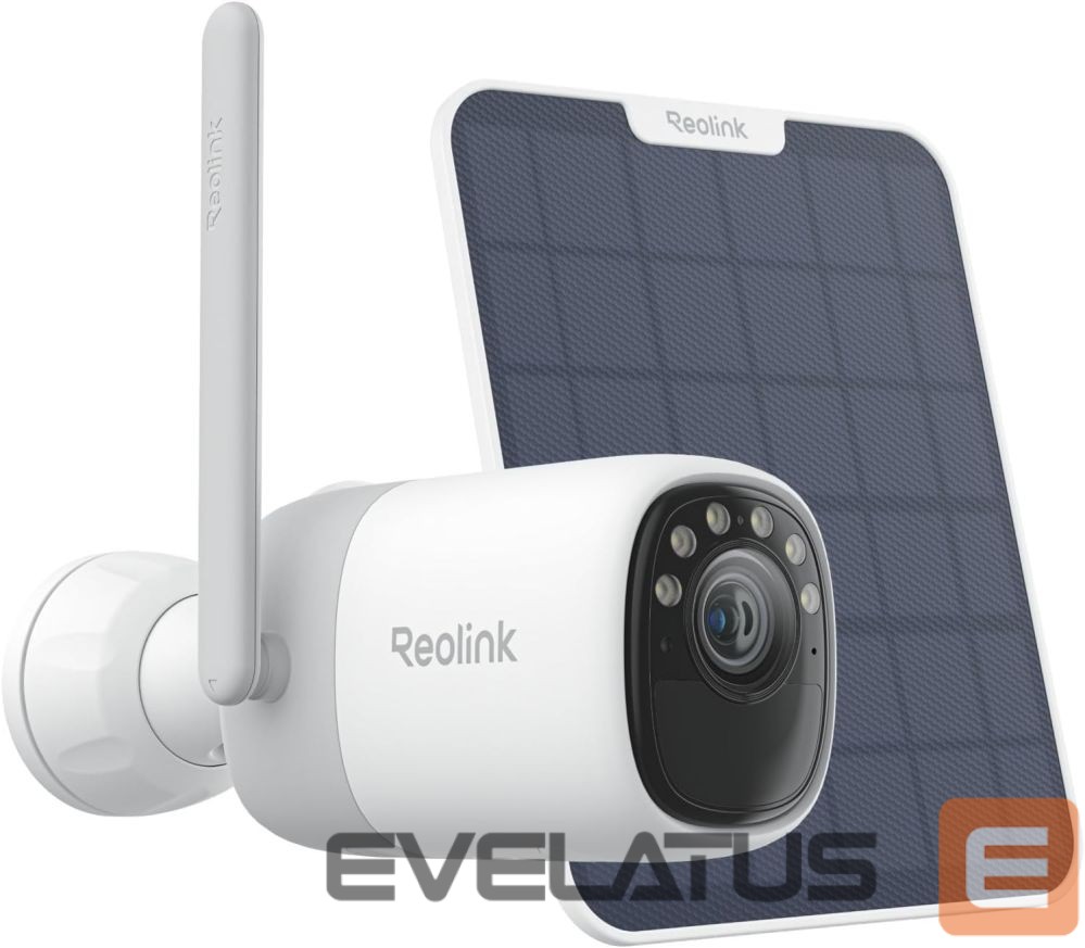 Veebikaamera Reolink Wireless Pan & Tilt Long Lasting Solar/Battery Camera with Spotlights | Altas Series B630 with Solar Panel | Bullet | 4 MP | 4mm/F1.0 | Micro SD, Max. 512 GB