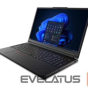 Sülearvuti Lenovo  ThinkPad P16 G3 | Black | 16 " | IPS | WUXGA | 1920 x 1200 pixels | Anti-glare | Intel Core Ultra 7 | 255HX | 32 (2x16GB) GB | SODIMM DDR5 | Solid-state drive capacity 1000 GB | NVIDIA RTX PRO 2000 Blackwell Generation | GDDR7 | 8 GB | Windows 11 Pro | 802.11be | Bluetooth version 5.4 | Keyboard language Nordic | Keyboard backlit | Warranty 36 month(s) | Battery warranty 12 month(s) 
