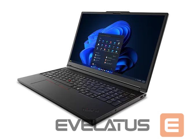 Sülearvuti Lenovo ThinkPad P16 G3 | Black | 16 " | IPS | WUXGA | 1920 x 1200 pixels | Anti-glare | Intel Core Ultra 7 | 255HX | 32 (2x16GB) GB | SODIMM DDR5 | Solid-state drive capacity 1000 GB | NVIDIA RTX PRO 2000 Blackwell Generation | GDDR7 | 8 GB | Windows 11 Pro | 802.11be | Bluetooth version 5.4 | Keyboard language Nordic | Keyboard backlit | Warranty 36 month(s) | Battery warranty 12 month(s)