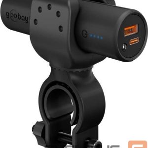 Väline aku Goobay  Bike Powerbank 5.0 with Reinforced Holder for Bicycle Handlebars | 60656 | 5000 mAh | Black 