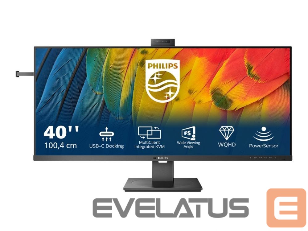 Monitorid Philips Business Monitor 40B1U5601H/00 40 " IPS 3440 x 1440 pixels 21:9 4 ms 300 cd/m² Black 100 Hz