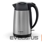 Veekeetja Bosch  | Kettle | DesignLine TWK3P420 | Electric | 2400 W | 1.7 L | Stainless steel | 360° rotational base | Stainless steel/Black 
