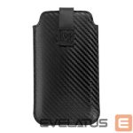 Universaal mobiiltasku iLike Universal Carbon Pocket Case L Black