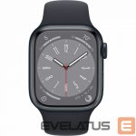 Nutikell Apple  Watch Series 8 GPS 41mm Midnight Aluminium Case with Midnight Sport Band - Regular Midnight Aluminium