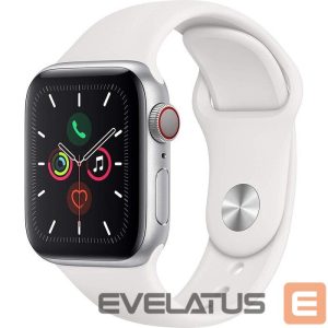 Nutikell Apple  Watch Series 5 GPS Silver 44mm Aluminium Sport Case White
