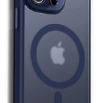 Tagakaaned Evelatus Apple iPhone 14 Pro Hybird Case Whith Magsafe and Camera Protection PC+TPU Blue