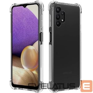 Tagakaaned Evelatus Samsung Galaxy A32 Military Shockproof Silicone Case TPU Transparent