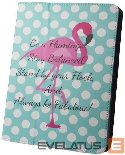 Kaaned iLike Flamingo and dots for tablet 9-10
