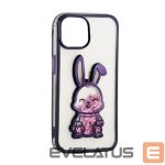 Tagakaaned iLike Apple iPhone 11 Silicone Case Print Desire Rabbit Purple