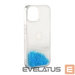 Tagakaaned iLike Apple iPhone 11 Silicone Case Water Glitter Blue