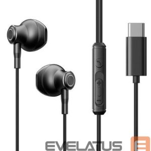 Kõrvaklapid Joyroom  TYPE-C Series JR-EC07 USB-C in-ear headphones metal Black