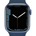 Nutikell Apple  Watch Series 7 GPS, 41mm Blue Aluminium Case with Sport Band - Regular Abyss Blue