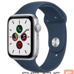 Nutikell Apple  Watch SE GPS 44mm Silver Aluminium Case with Sport Band Abyss Blue