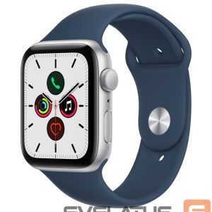 Nutikell Apple  Watch SE GPS 44mm Silver Aluminium Case with Sport Band Abyss Blue