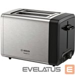 Röster Bosch  DesignLine Toaster TAT4P420 Power 970 W, Number of slots 2, Housing material Stainless Steel, Stainless steel/Black 