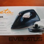 Triikrauad ETA  SALE OUT.  127690000 Kiara Iron, Ceramic, 2200 W, Water tank 220 ml, Black  Iron Kiara 127690000 Cordless Steam Iron, 2200 W, Water tank capacity 220 ml, Continuous steam 40 g/min, Black, DAMAGED PACKAGING 