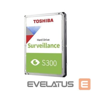 Kõvaketas HDD Toshiba  HDD||S300|6TB|SATA 3.0|128 MB|5400 rpm|3,5"|HDWT860UZSVA 