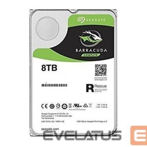 Kõvaketas HDD SeaGate  HDD||Barracuda|8TB|SATA 3.0|256 MB|5400 rpm|Discs/Heads 4/8|3,5"|ST8000DM004 