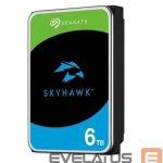 Kõvaketas HDD SeaGate  HDD||SkyHawk|6TB|SATA|256 MB|5400 rpm|Discs/Heads 4/8|3,5"|ST6000VX009 