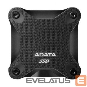 Kõvaketas SSD ADATA  External SSD||SD620|1TB|USB 3.2|Write speed 460 MBytes/sec|Read speed 520 MBytes/sec|SD620-1TCBK 