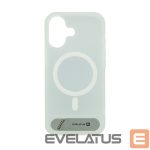 Tagakaaned Evelatus Apple iPhone 17 Rubber Coated MagSafe With Stand Case Silver