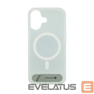 Tagakaaned Evelatus Apple iPhone 17 Rubber Coated MagSafe With Stand Case Silver