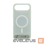 Tagakaaned Evelatus Apple iPhone 17 Air Rubber Coated MagSafe With Stand Case Silver