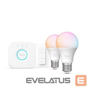 LED pirn Philips Hue  E WCA 806 A60 2kit SW EU | 