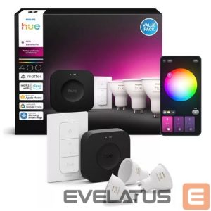 LED pirn Philips Hue  WCA GU10 3KIT sw Pro EU | 