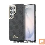 Case universaalne kaitseümbris Guess Samsung Galaxy S26 Ultra PU 4G Script Metal Logo With MagSafe Case Black