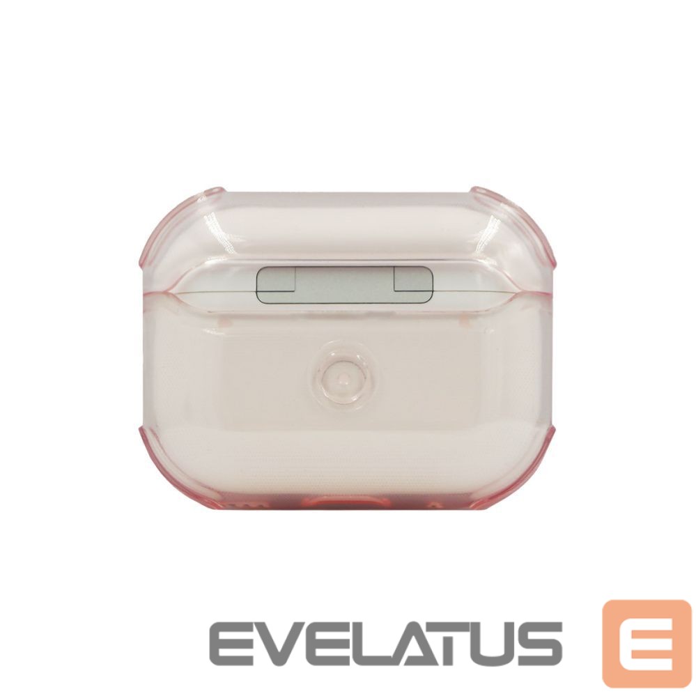 Korpus kõrvaklappidele Evelatus Apple AirPods Pro 2 TPU Protective Case Transparent Pink