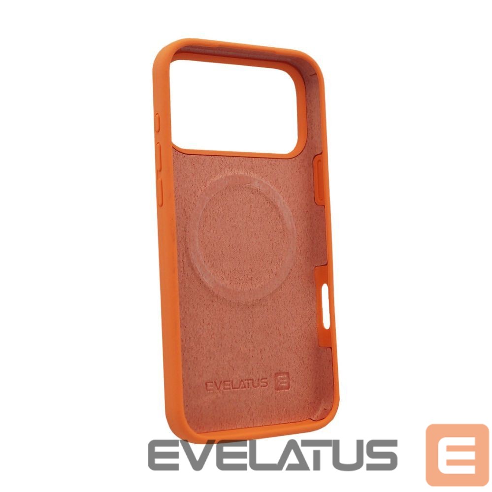 Tagakaaned Evelatus Apple iPhone 17 Pro Max Premium Magsafe Soft Touch Silicone Papaya