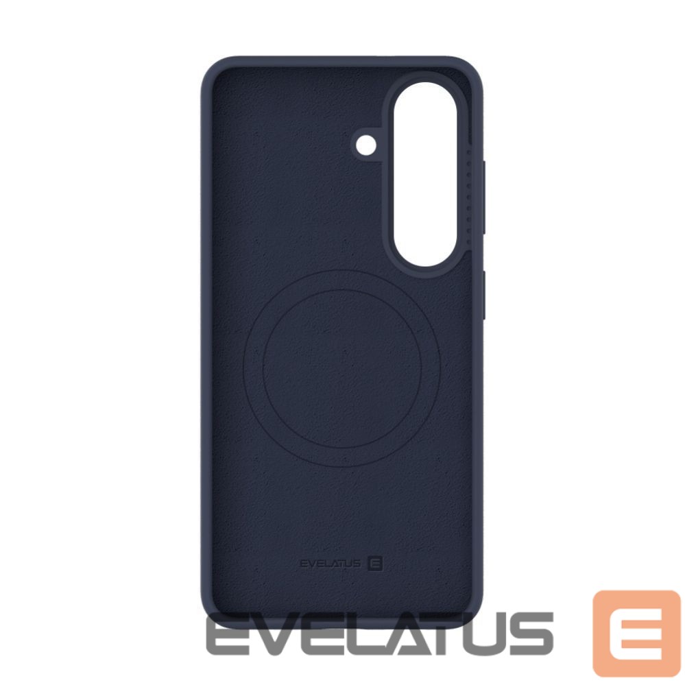 Tagakaaned Evelatus Samsung Galaxy S26 Premium Magnetic Soft Touch Silicone Case Dark Blue