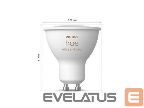 LED pirn Philips Hue WCA GU10 3KIT sw Pro EU |